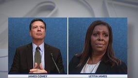 James Comey,  Letitia James cases dismissed