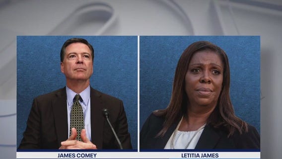 James Comey,  Letitia James cases dismissed