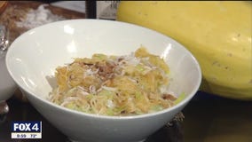 Coconut spaghetti squash recipe for Thanksgiving