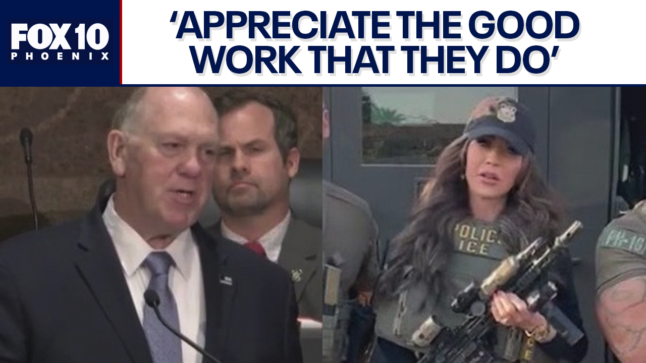 Border czar Tom Homan & Sec. Kristi Noem in Phoenix