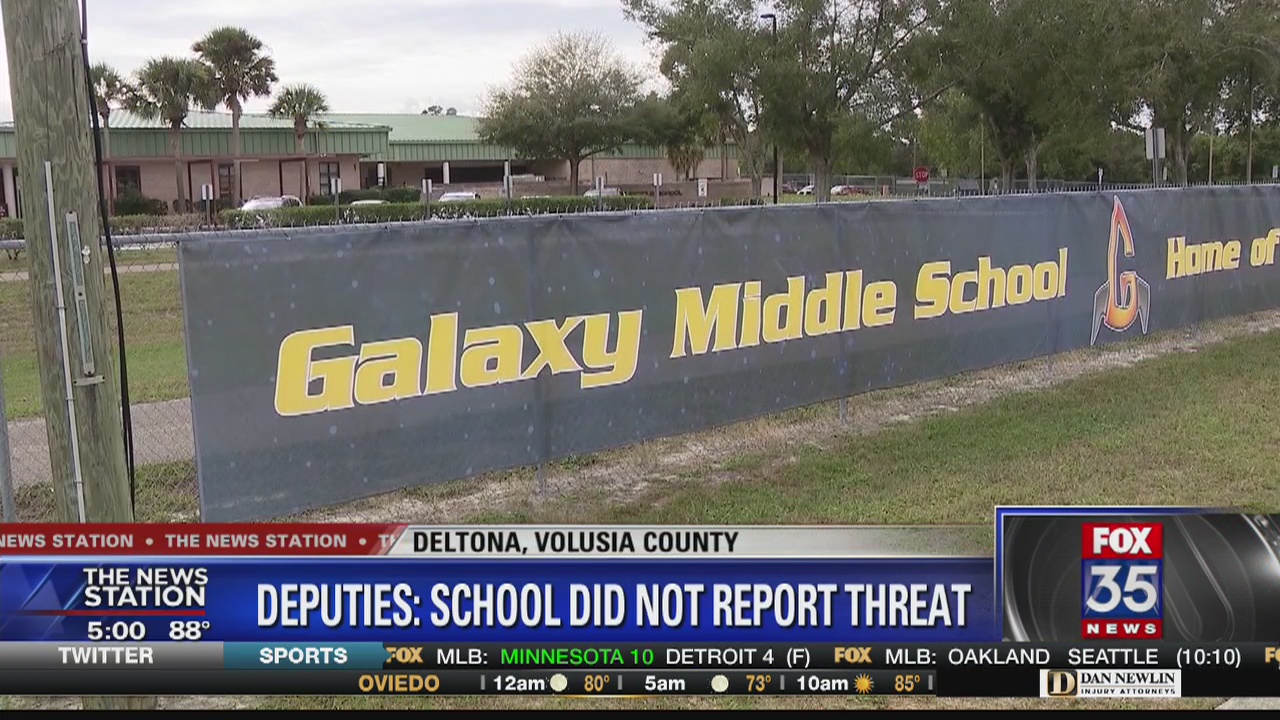 Deputies say school did not report shooting threat
