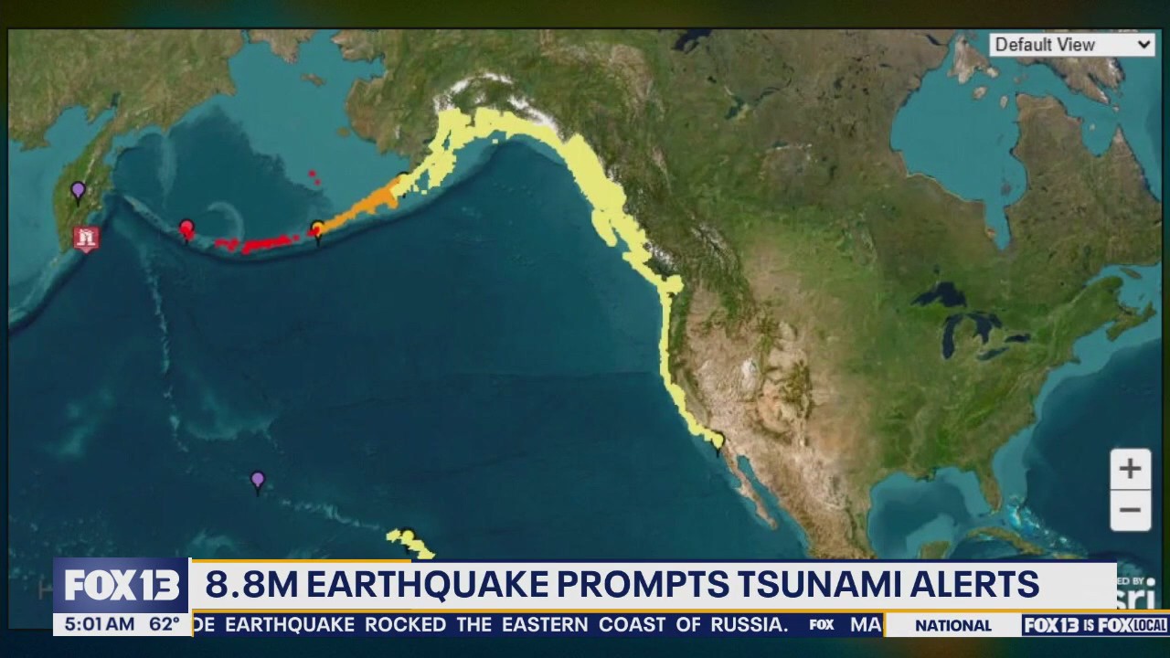 8.8M Russia earthquake prompts tsunami alerts