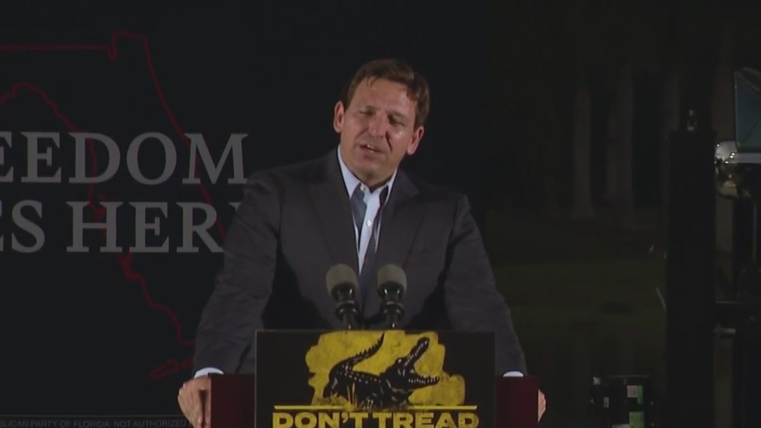 Gov. DeSantis kicks off 13-county tour in final stretch to Election Day