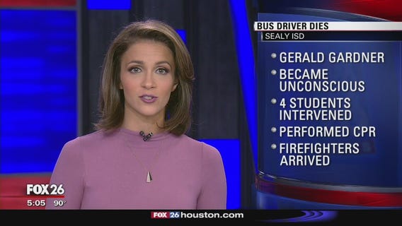 Children step in when bus driver unconscious