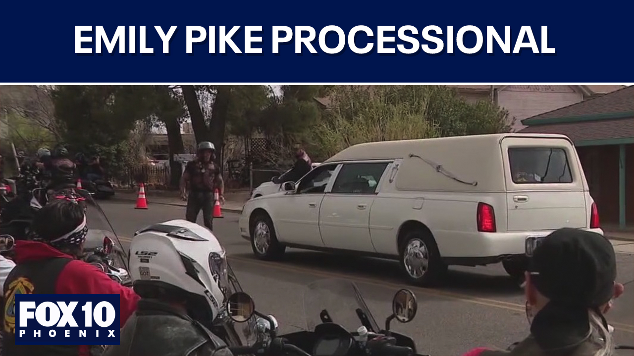 Body of Emily Pike honored in processional