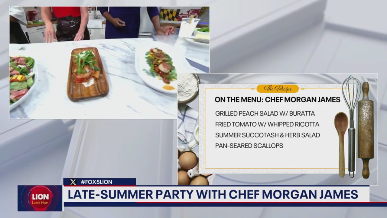 Late-summer party with Chef Morgan James