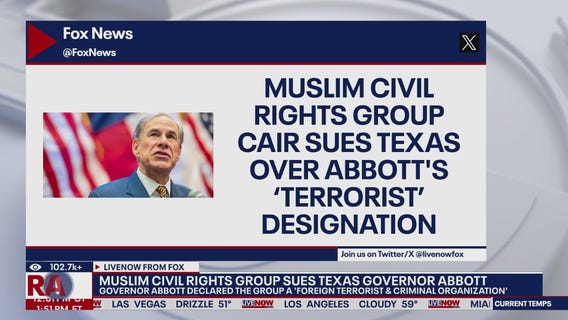 CAIR sues Abbott over 'terrorist' designation