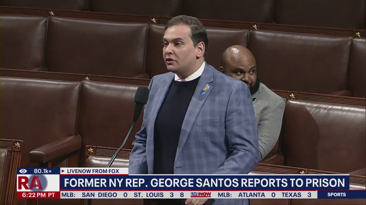Former NY Rep. George Santos reports to prison