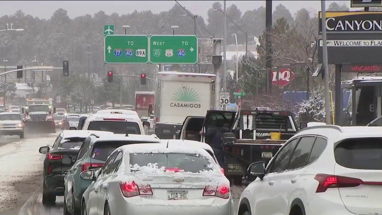 Winter storm brought rain, snow to Arizona