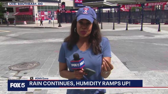 Heavy rain, storms ramp up across DC region