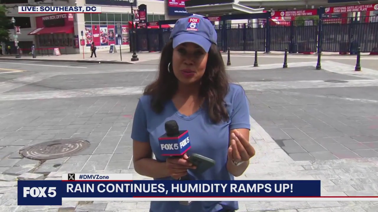 Heavy rain, storms ramp up across DC region