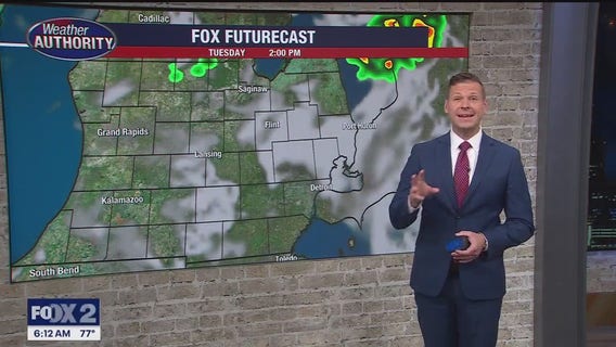 Strong to severe storms expected with lots of heat