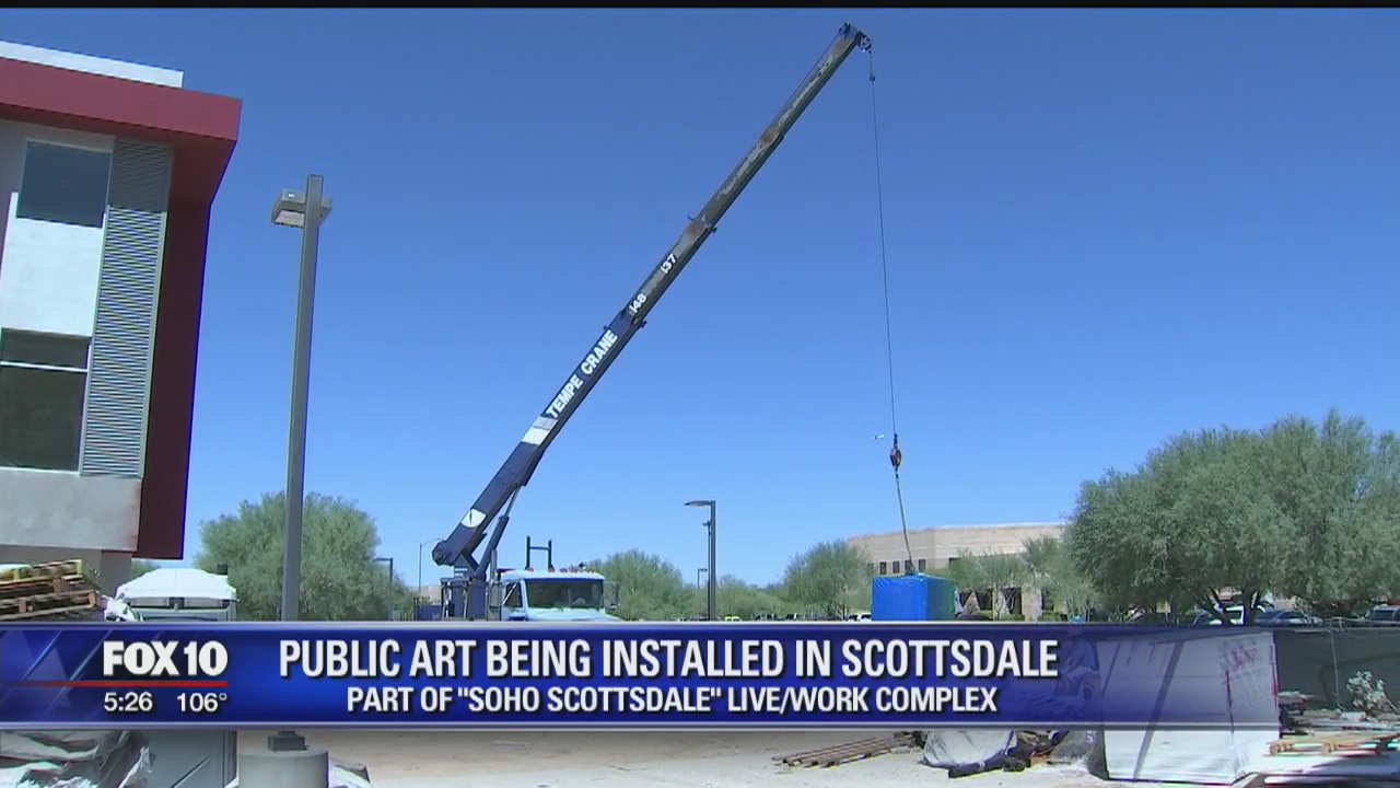 New art installation revealed at WestWorld in Scottsdale