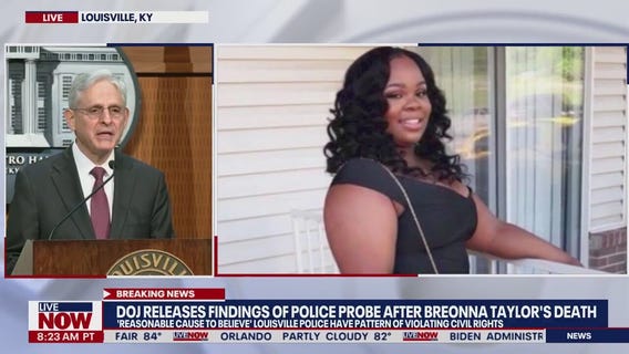 Death of Breonna Taylor: Louisville police have pattern of violating civil rights, DOJ reports