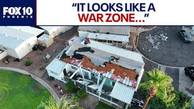 Monsoon storm damaged Phoenix retirement community
