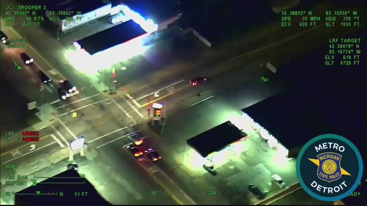 Man arrested in Detroit after leading Michigan State Police on chase in ...