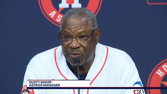 Astros Manager Dusty Baker talks about Altuve injury