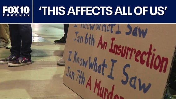 Mesa mourners react to federal agent shootings