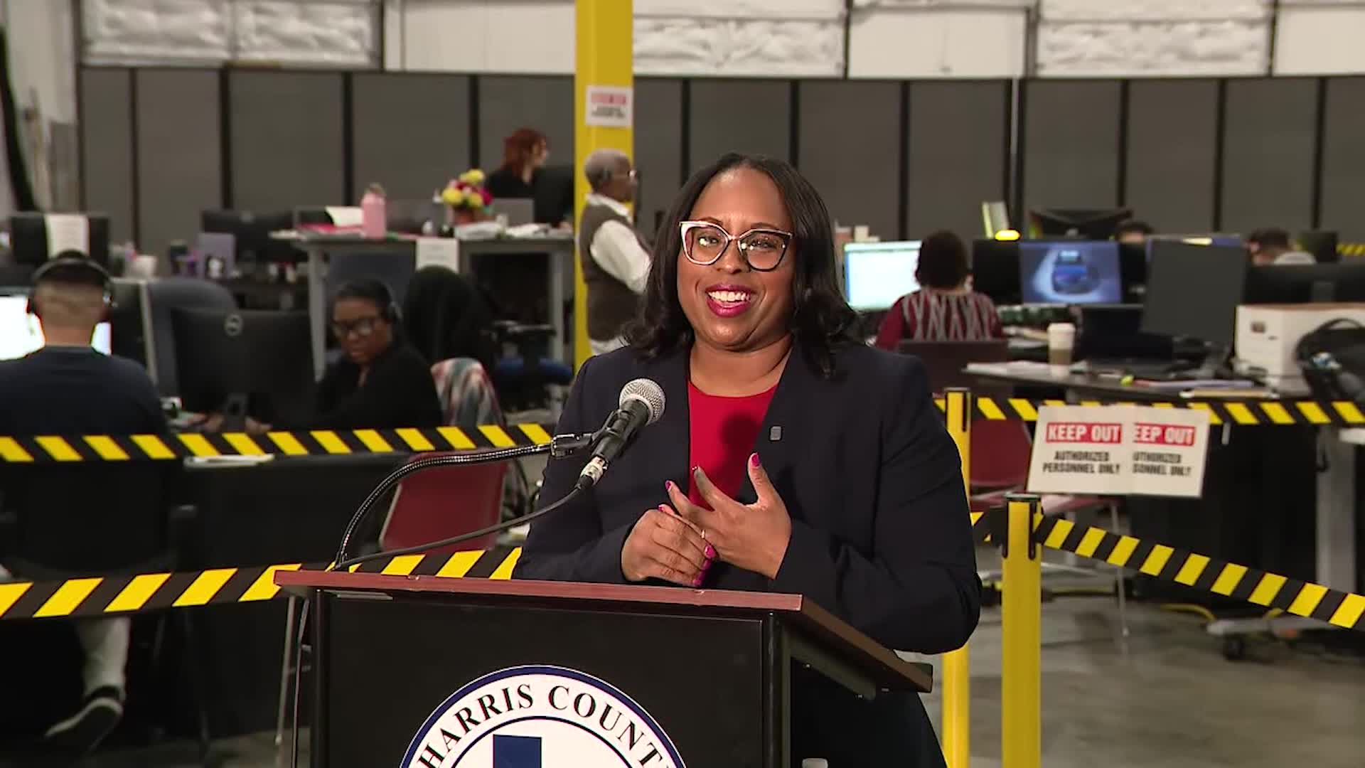 FULL: Harris County Clerk holds Election Day news conference