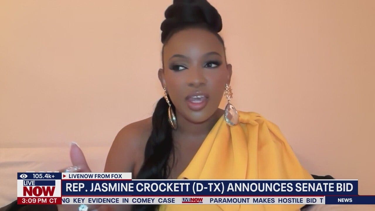 Jasmine Crockett plans 2026 Senate run in Texas