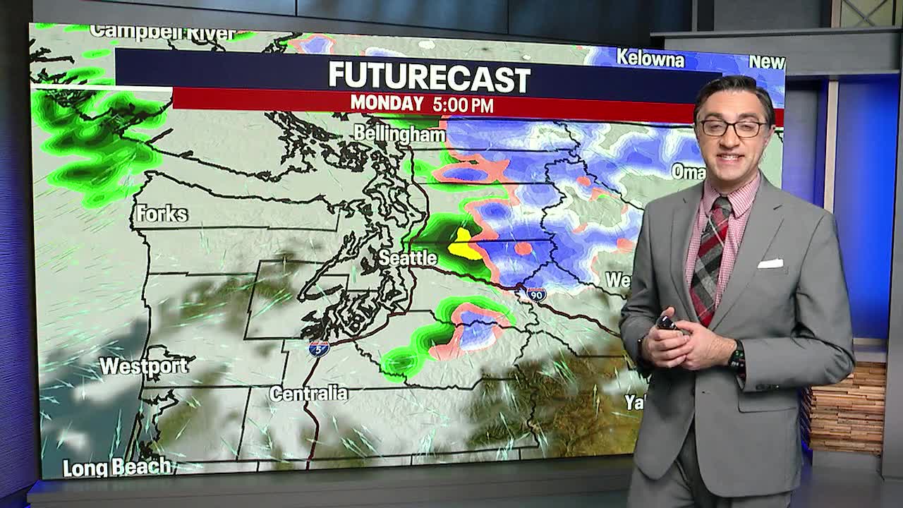 Seattle weather: Cloudy, cool for Monday