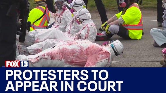 Sea-Tac protesters to appear in court