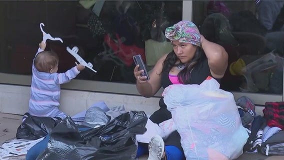 Migrants speak out as they await Chicago shelter placement