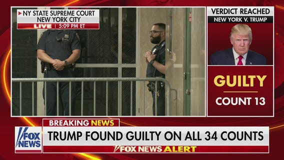 Trump found guilty on all 34 counts in hush money trial