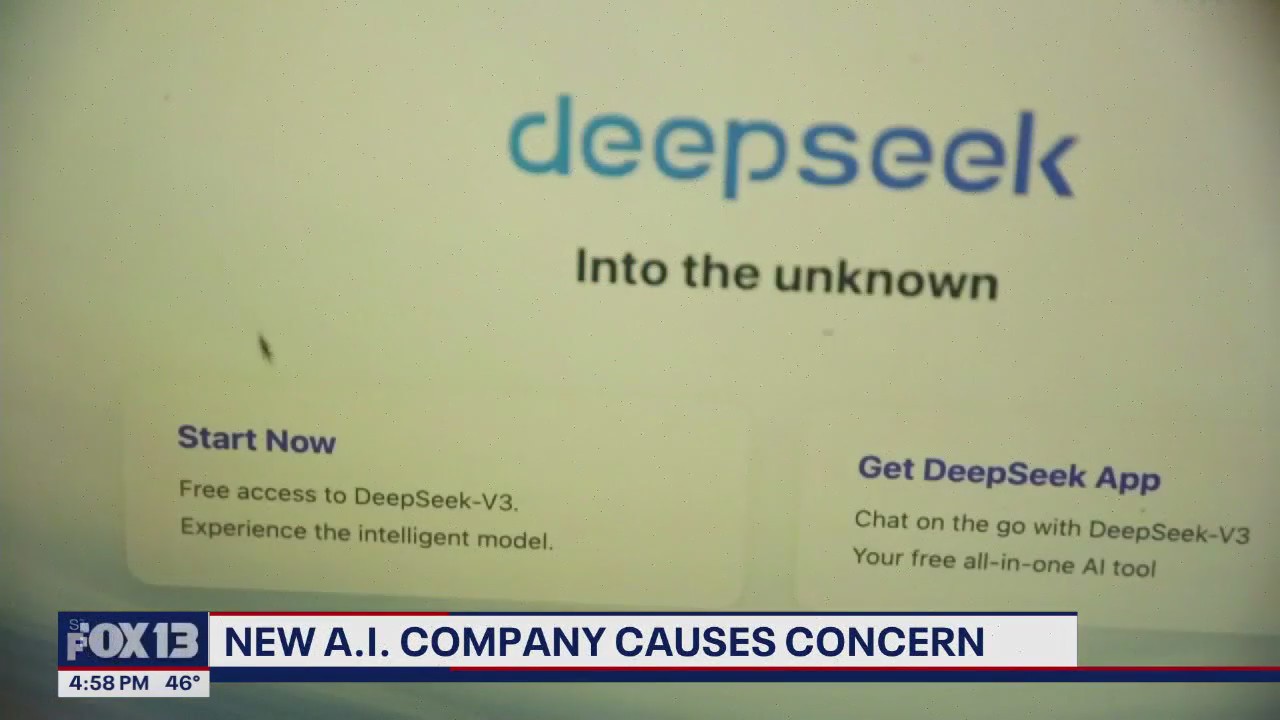 New AI company DeepSeek causes concern