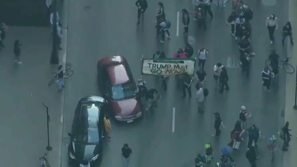 Woman who drove through downtown Chicago protesters gets probation