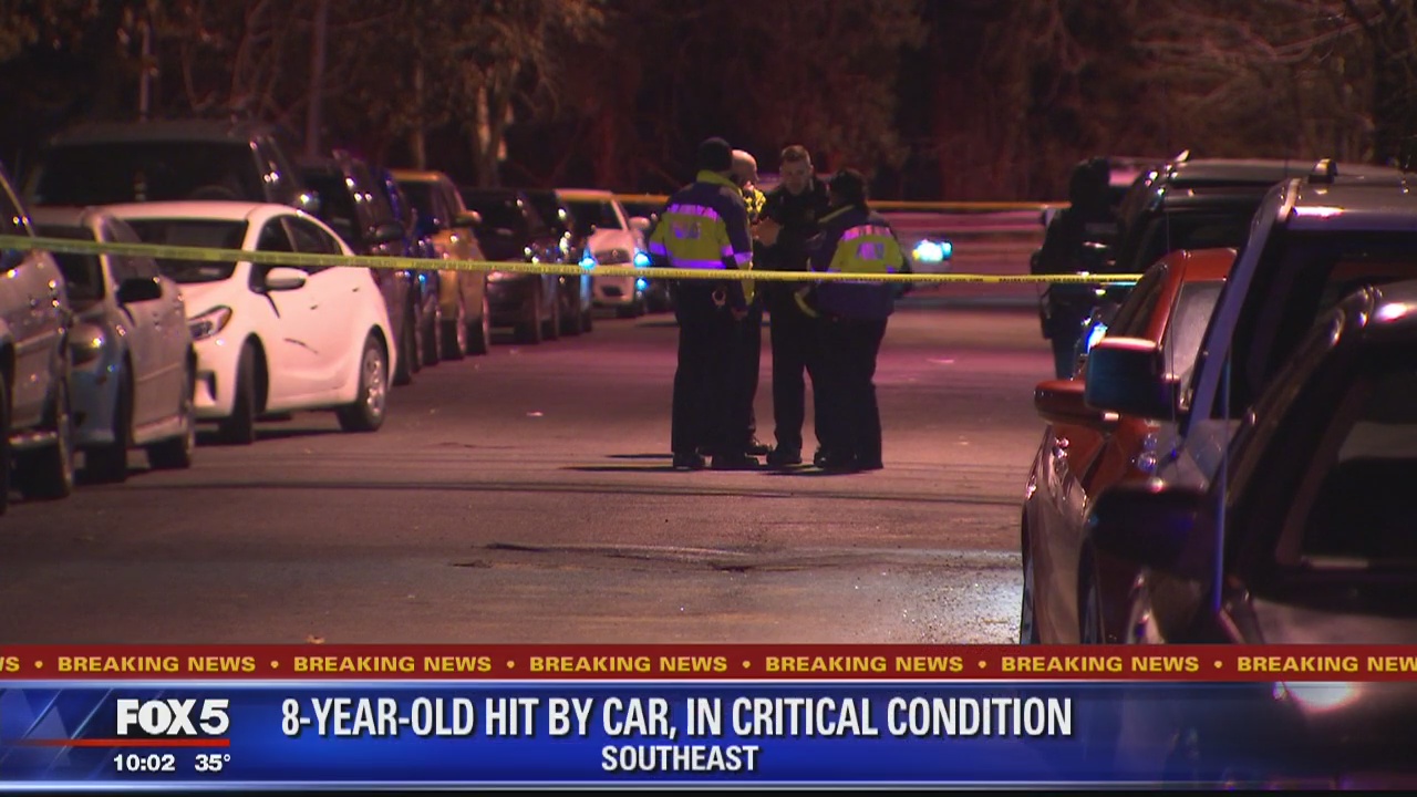 8-year-old boy struck by car in Southeast DC | FOX 5 DC