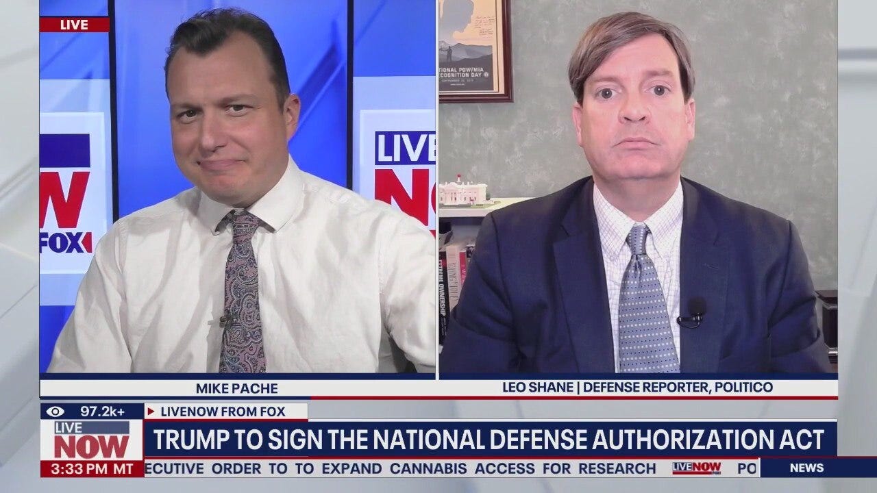 Pres. Trump signs National Defense Authorization act