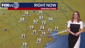 Houston weather: Monday heat in the low 90s