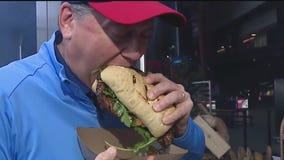 Texas Rangers Opening Day: Introducing a ribeye steak sandwich