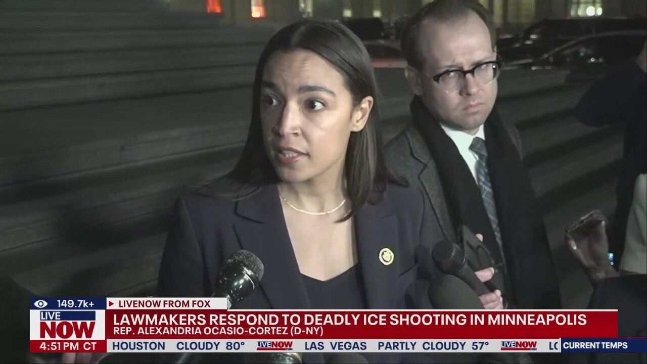 AOC comments on ICE-related shooting in Minneapolis
