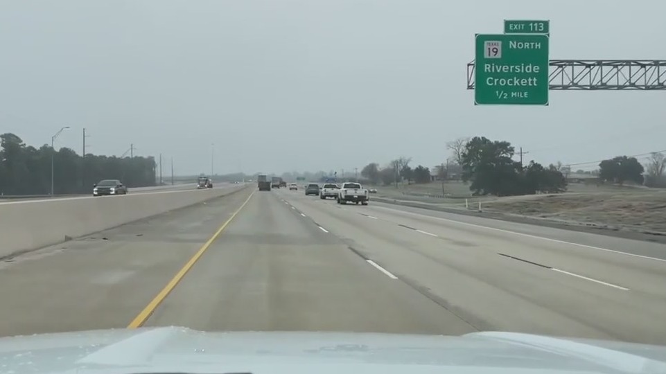 Live update: Current road conditions on Interstate 45