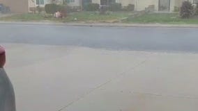Rain, hail and thunder in Menifee