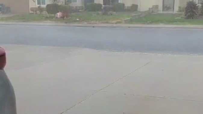 Rain, hail and thunder in Menifee