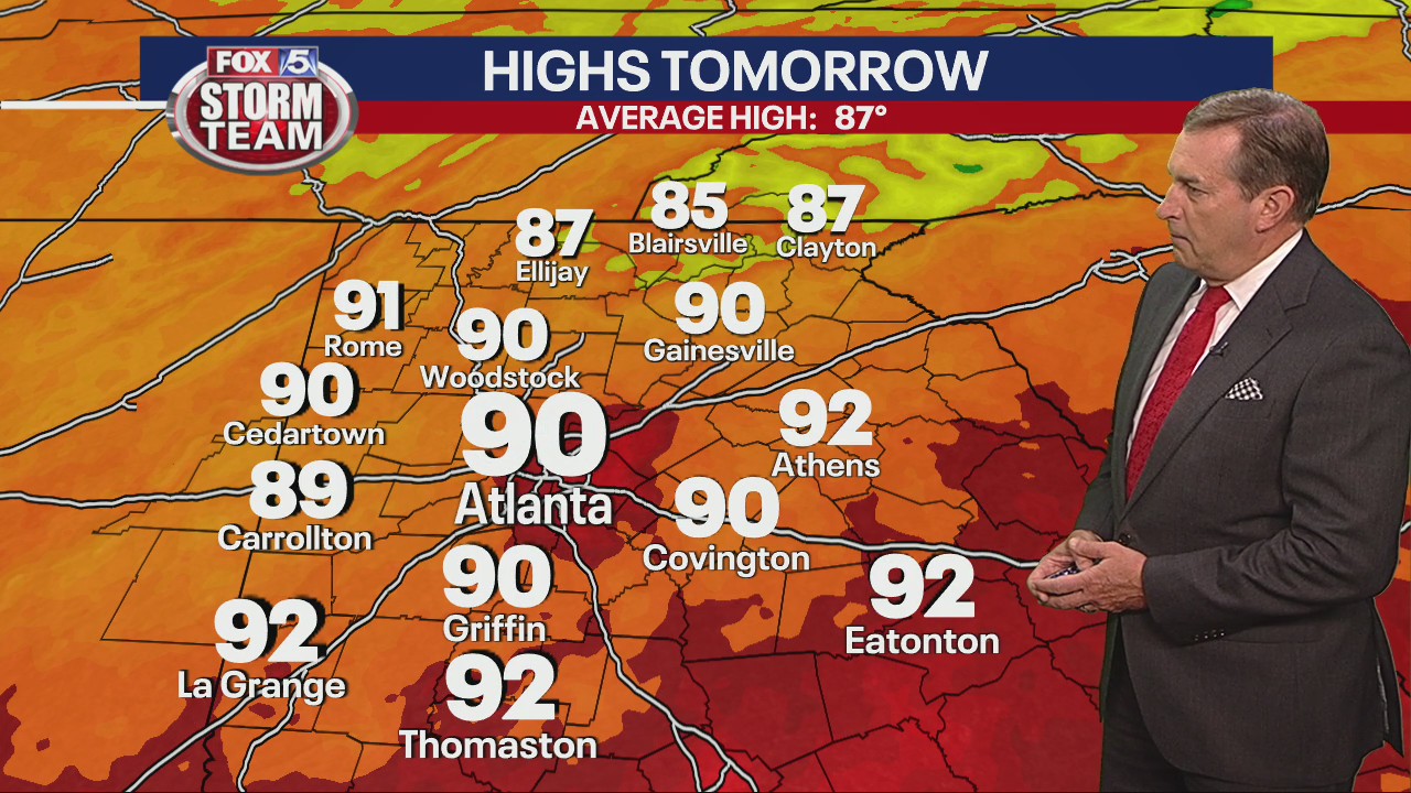 Tuesday night forecast update | FOX 5 Atlanta