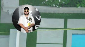 Security shot outside Cash XO's Encino home