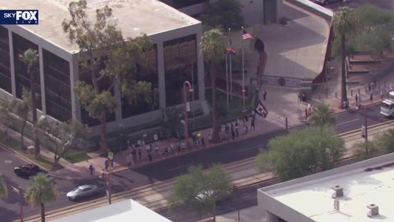 'Good Trouble Lives On' protests in Phoenix