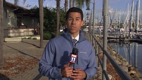 Man dies after being rescued from burning yacht in San Pedro