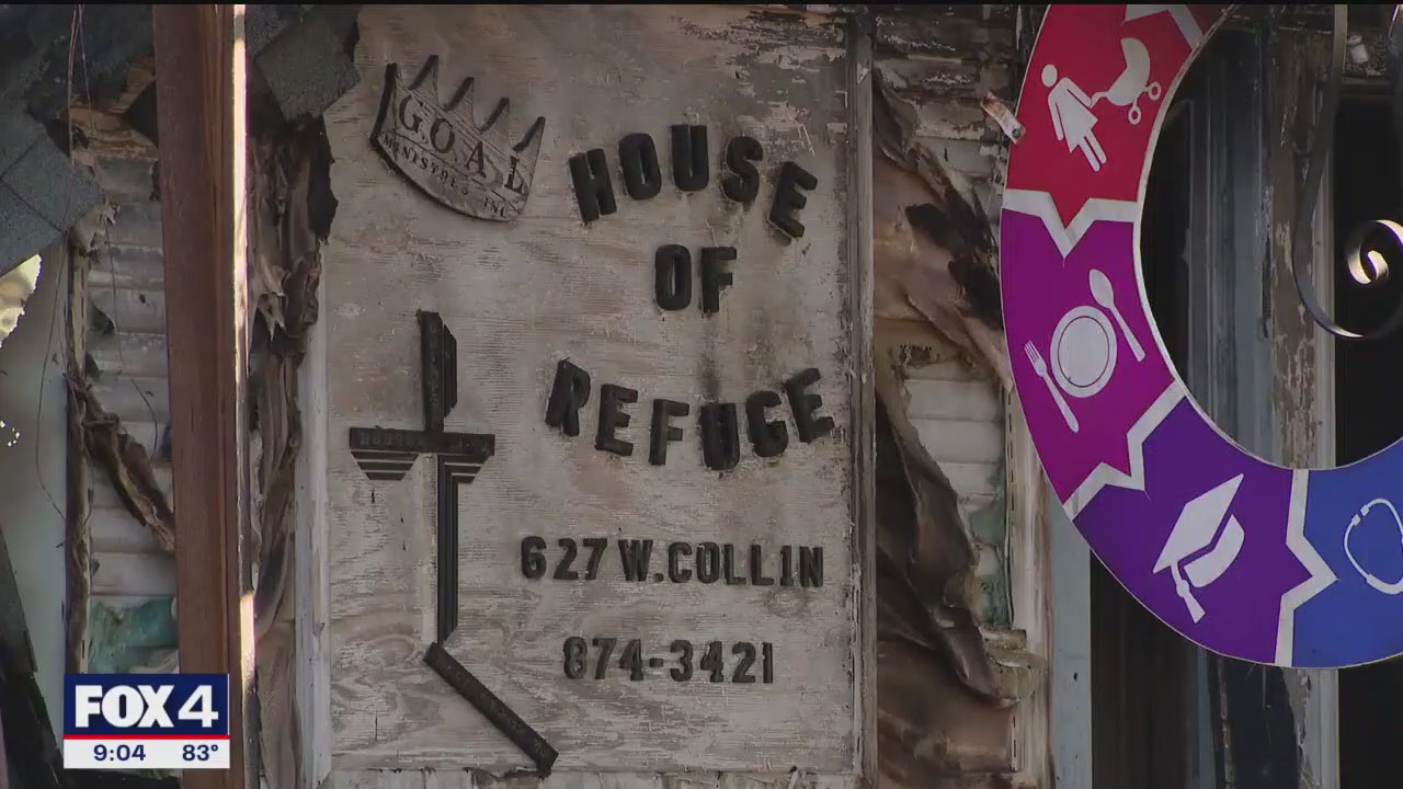 Corsicana domestic violence shelter destroyed by fire