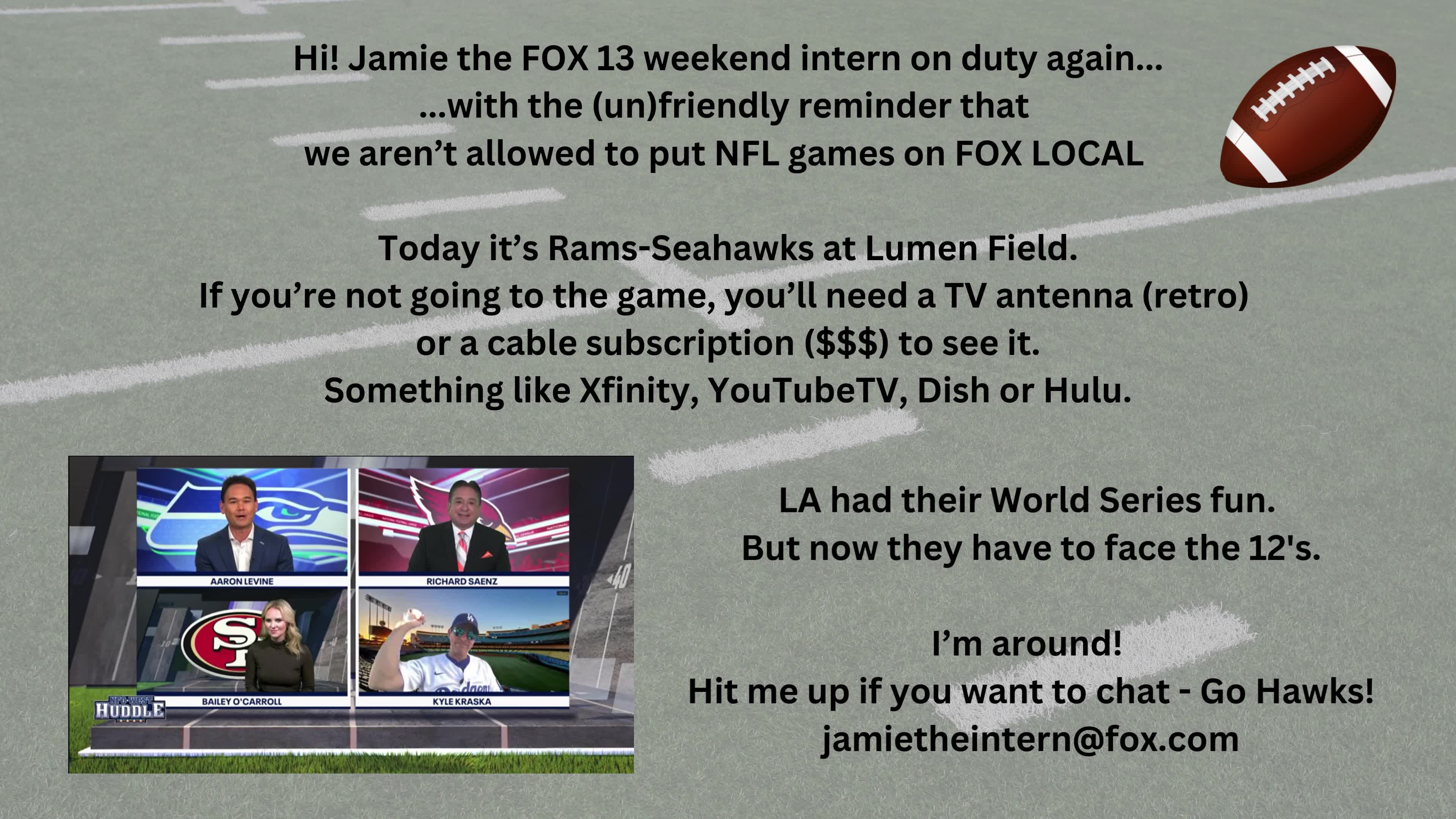 Where to watch the Seahawks vs Rams