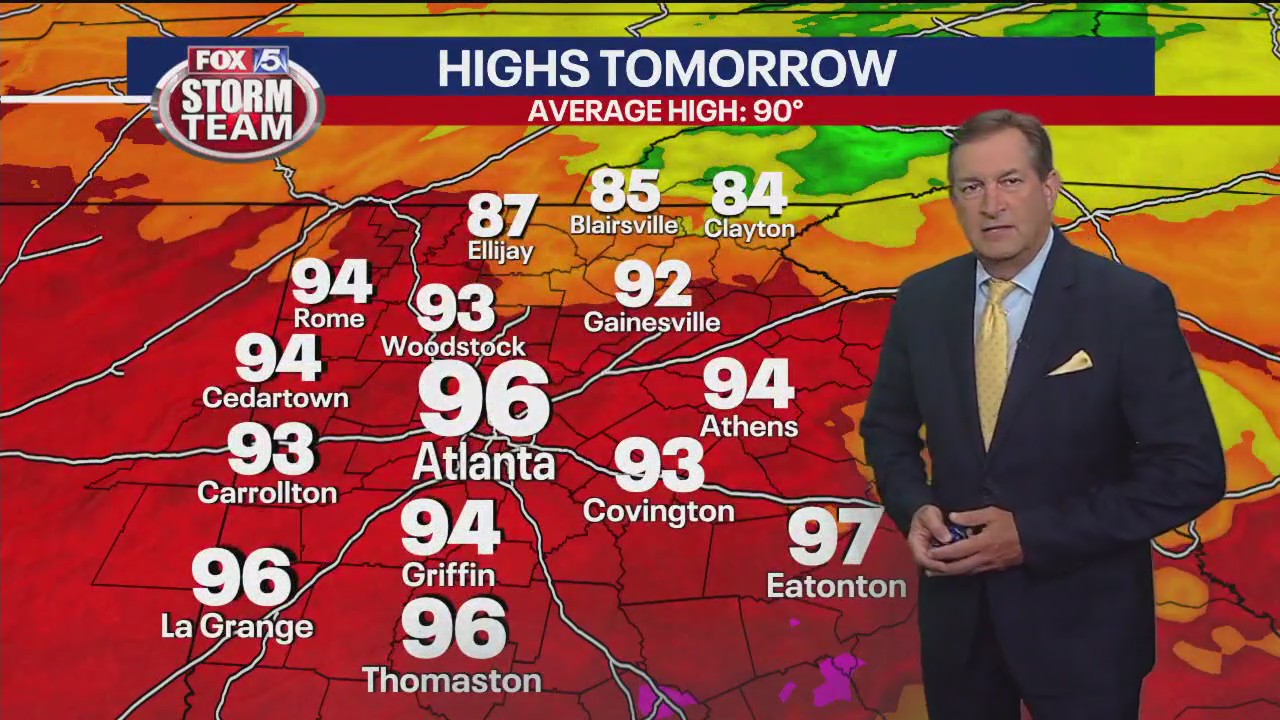 Wednesday evening forecast