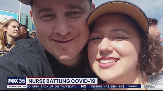 Nurse on life support battling COVID-19