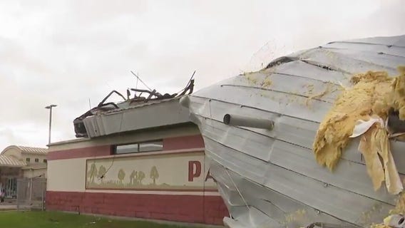 Houston weather: Pasadena Animal Shelter damaged by strong winds