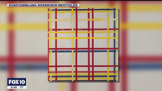 Famous painting hung upside down for decades