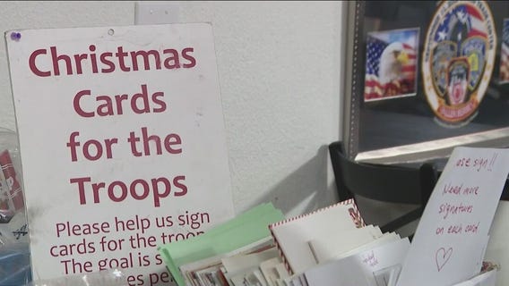 American Legion Pat Tillman Post #117 collects 17,000 Christmas cards for troops overseas