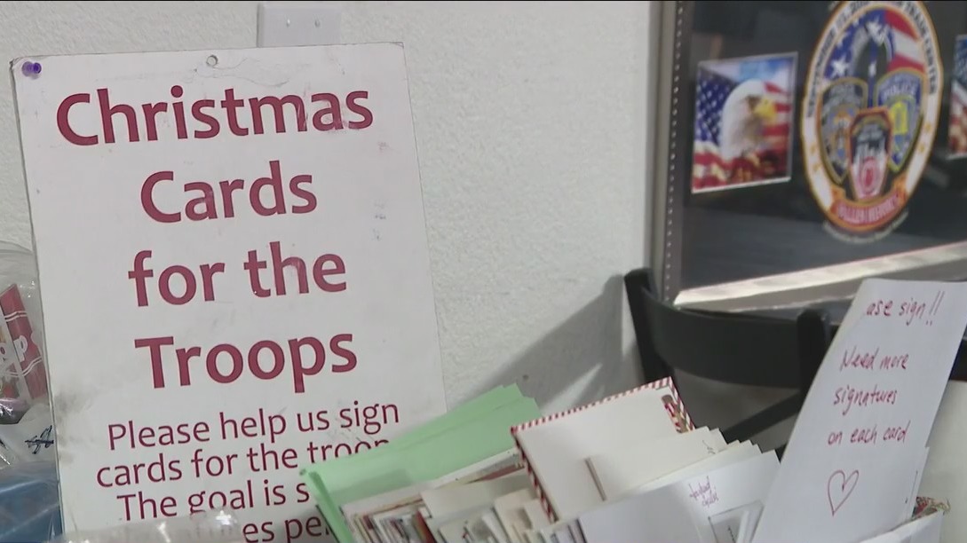 American Legion Pat Tillman Post #117 collects 17,000 Christmas cards for troops overseas